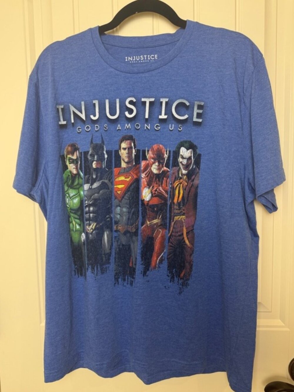 Injustice: Gods Among Us DC Comics Graphic T-Shirt Mens Sz L NWT Batman Superman
